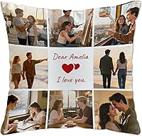 Vista 8 de Almohada personalizada, almohadas personalizadas con imagen, almohadas personalizadas con fotos de mascotas, almohada para niños con nombres, regalo