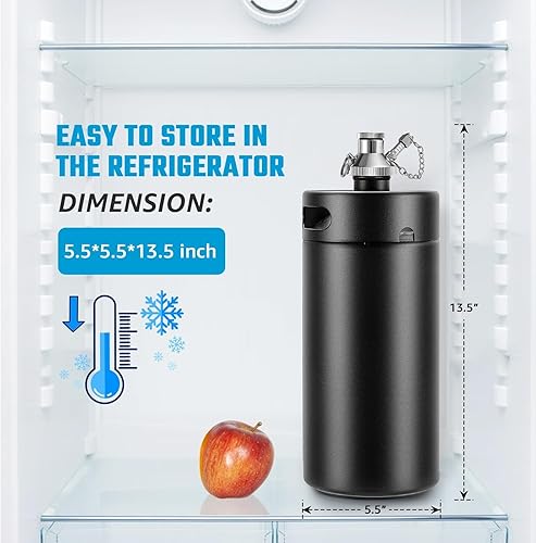 Miniatura 3 de Mini sistema de grifo de barril de 128 onzas, mini bomba de barril de 3.6 L, sistema dispensador de cerveza de barril de barril de cerveza
