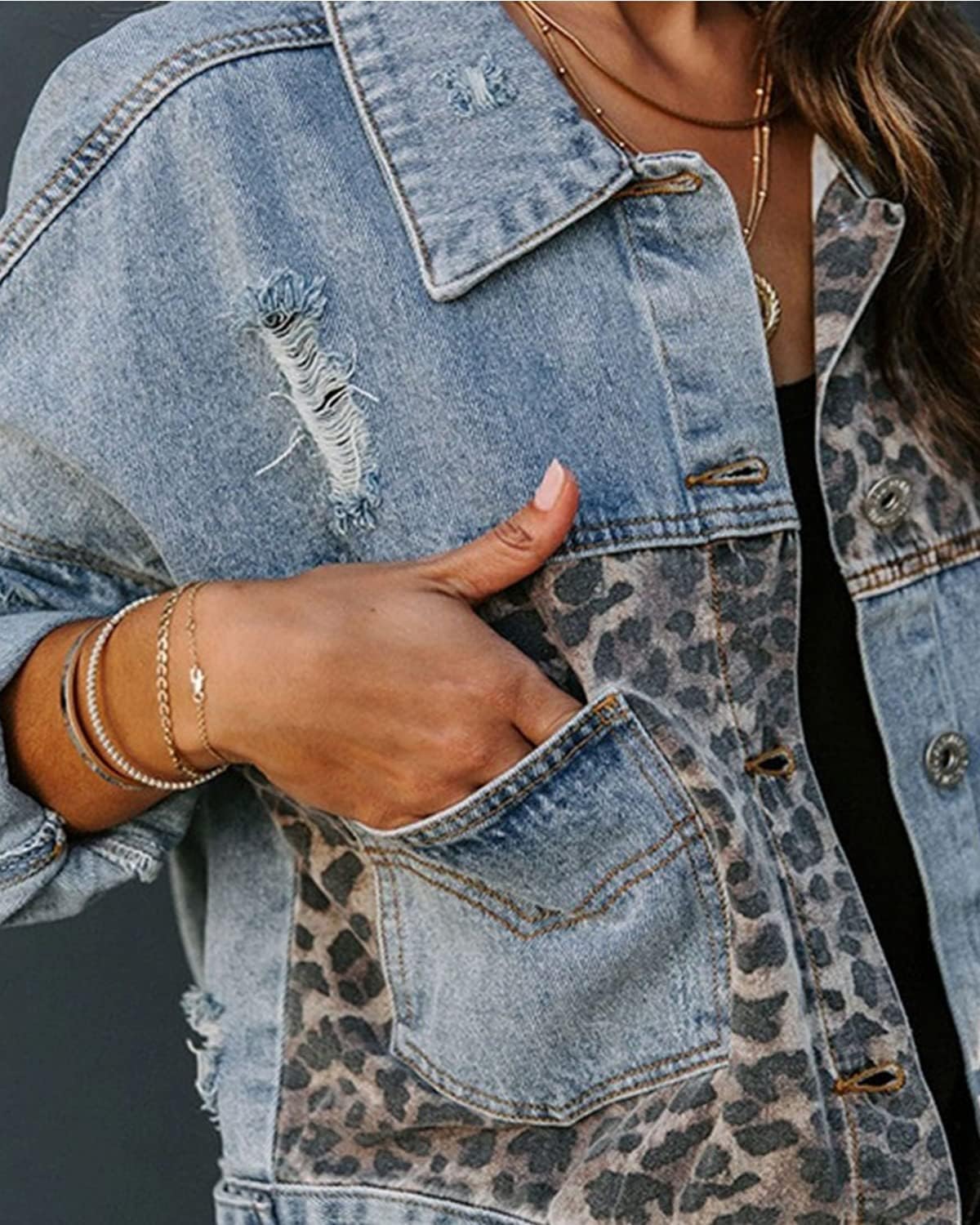 sandbank Women's Cute Slim Fit Lightweight Jean Denim Cotton Jacket Coat Outwear