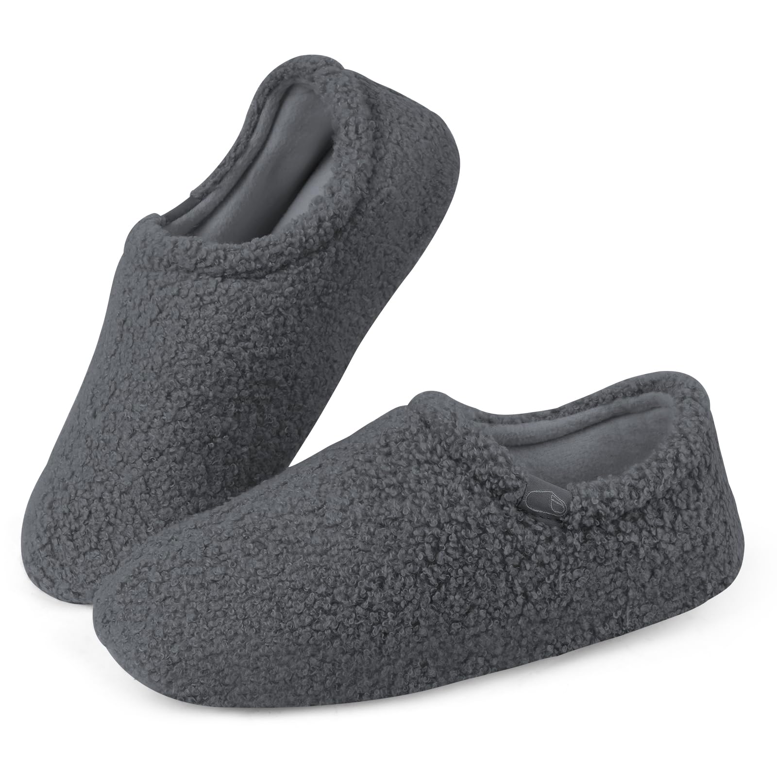 OFFCUP Gedächtnis Schaumstoff Hausschuhe Damen Hausschuhe Winter Hausschuhe | Warme Pantoffeln Damen Baumwolle Pantoffeln Plüsch Hausschuhe Innen und Draußen