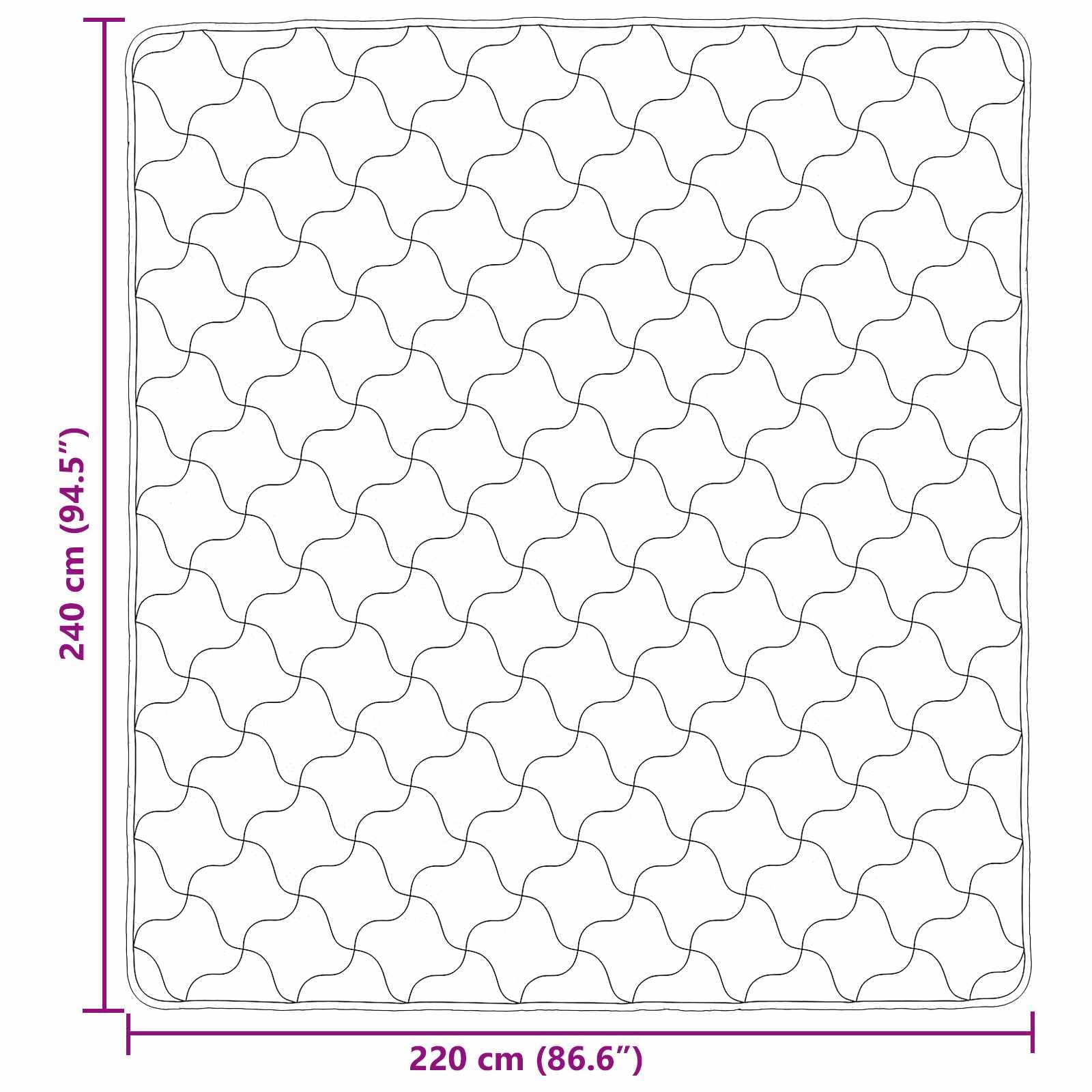 Edredón de invierno negro de 220 x 240 cm de microfibra de forro polar para dormitorio, transpirable, para todo el año, lavable, duradero, cómodo, diseño moderno, ideal para noches frías