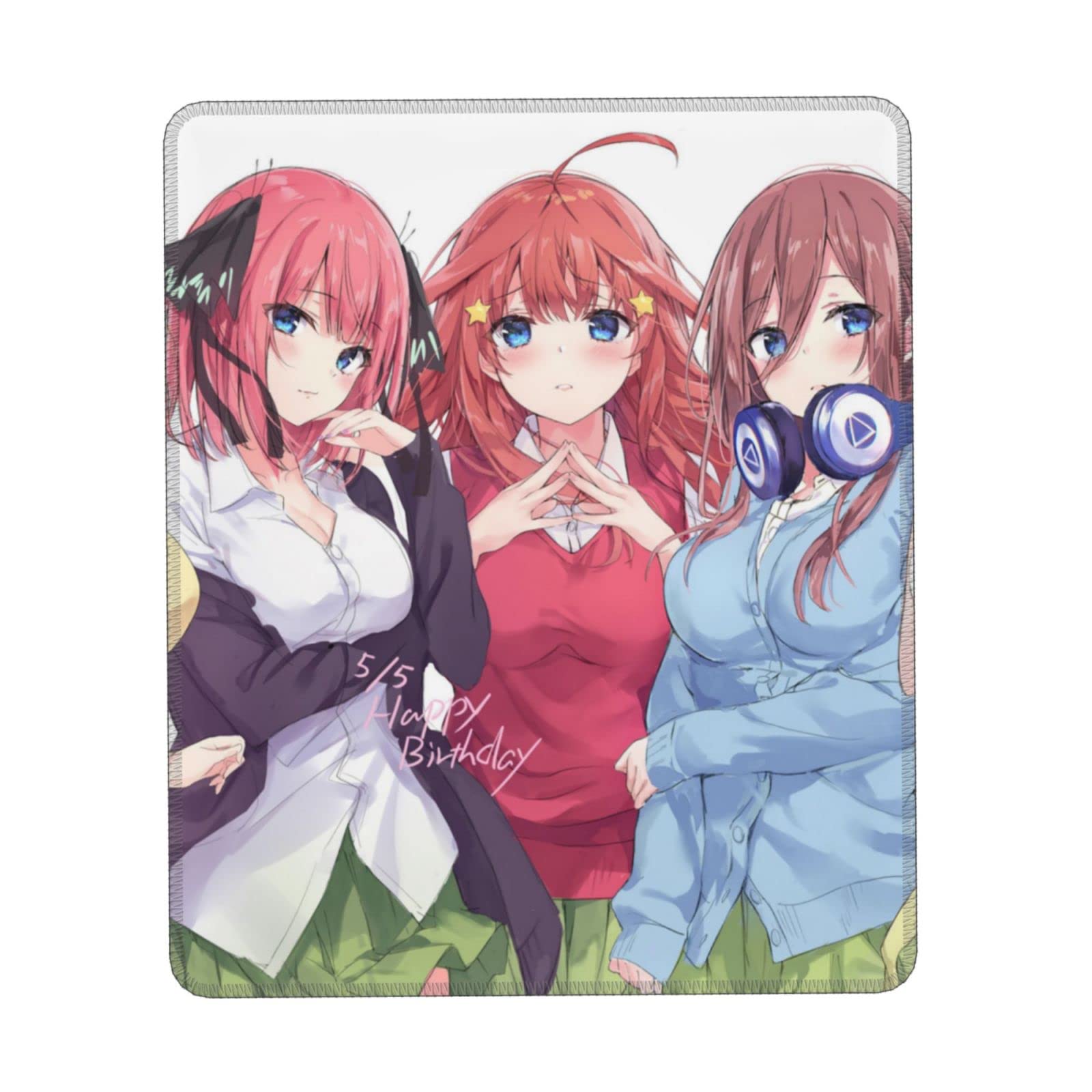 Amazon.co.jp: 五等分の花嫁 中野一花 中野二乃 中野三玖 マウス