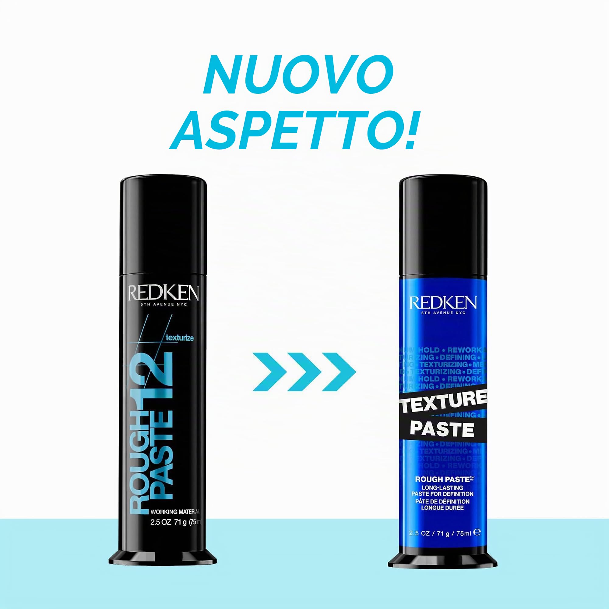 Redken Pasta Texturizzante, Definizione e Forma a Lunga Tenuta per il tuo Styling, Dona Corpo, Non Lascia Residui, Per Tutti i Tipi di Capelli, Formula Vegana, Texture Paste, 75 ml