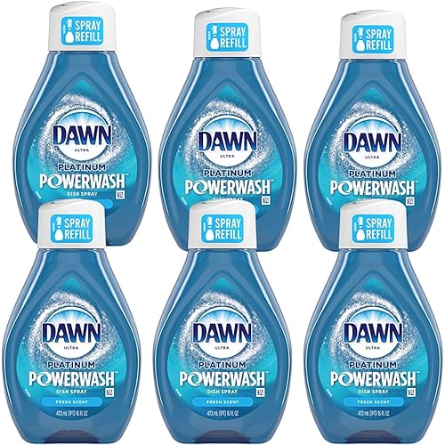 Dawn Platinum Powerwash Dish Spray Fresh Scent Refill - 6 Pack