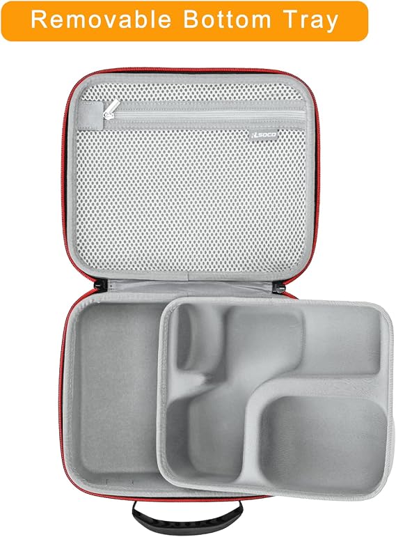 RLSOCO Hard Case Compatible With Shure MV7X / MV7+ / MV6 / MV7 / MV7i Podcast Dynamic Microphone & Shure SM7B / SM7dB Vocal Dynamic Microphone