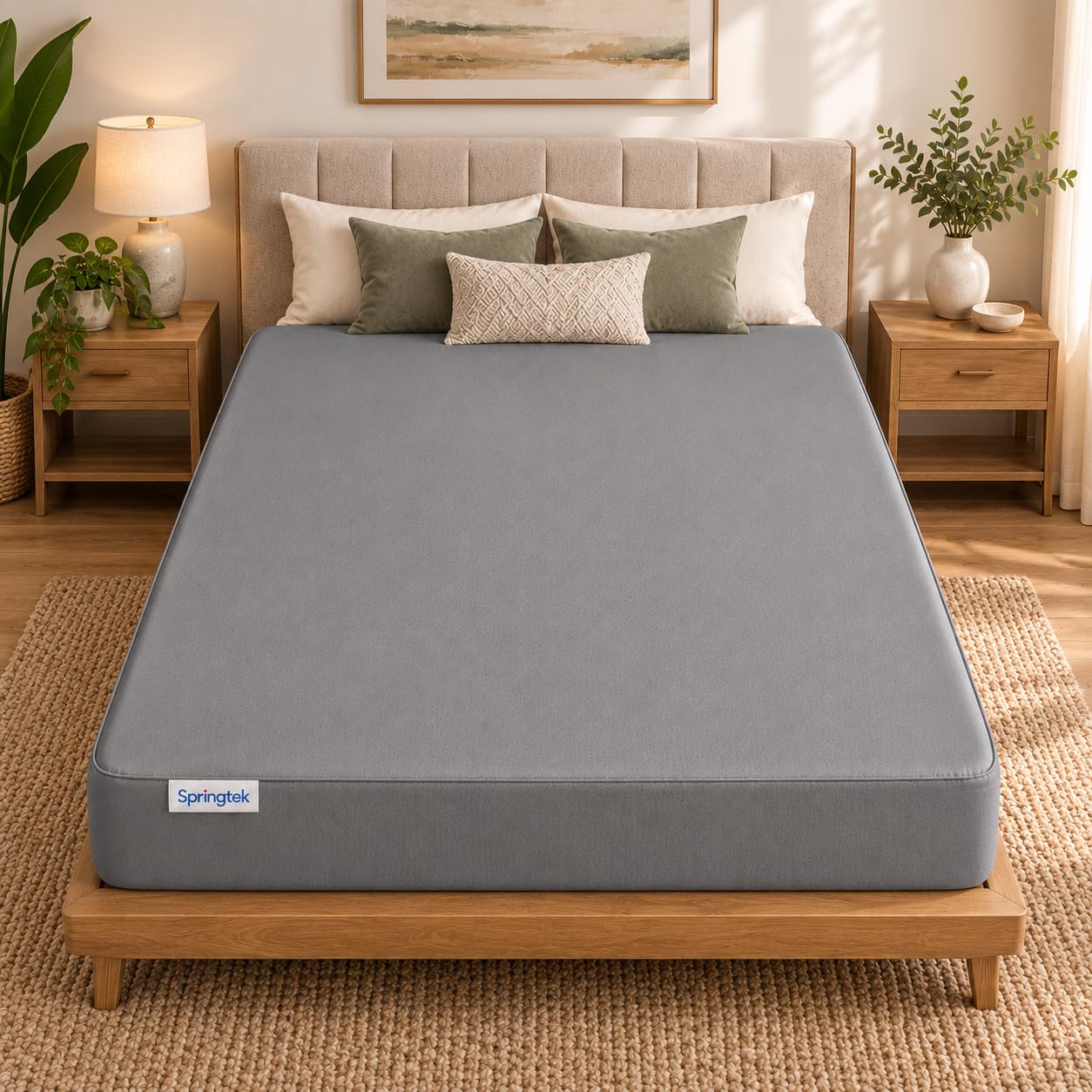 Organic Waterproof Mattress Protector - Springtek -13