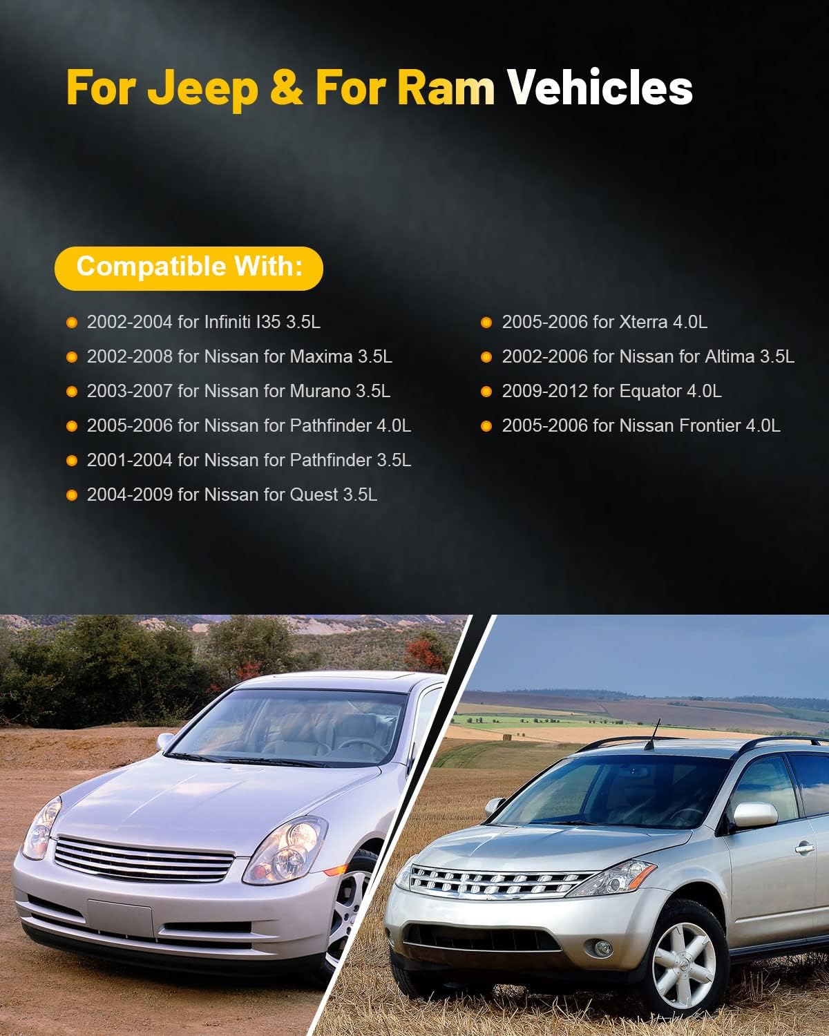 OCPTY Ignition Coil Coils Pack iridium Spark Plugs fits UF-349 5C1403 2002-2012 for Nissan for Infiniti for Maxima for Murano for Pathfinder for Quest for Altima Q4 350z FX35 G35 set of 6