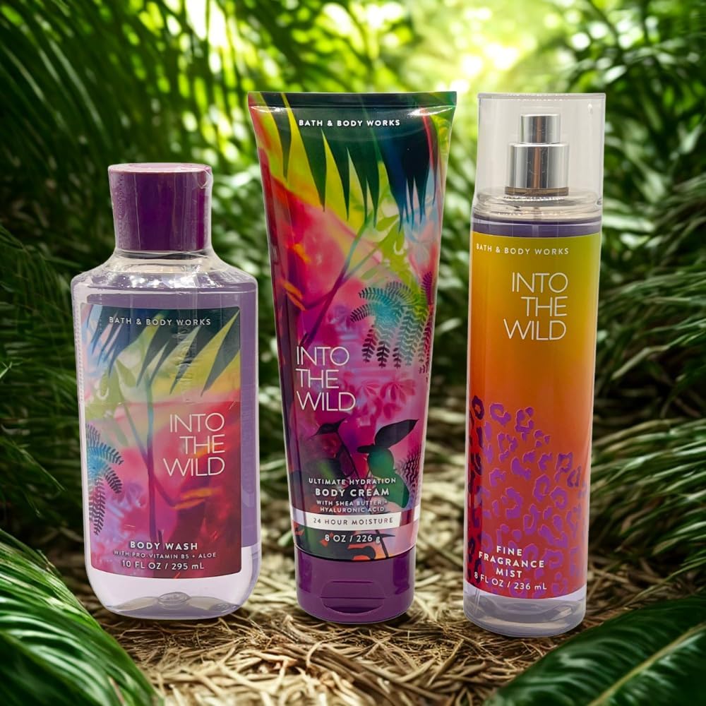 Bath & Body Works ボディミスト 3本セット Amazon.com : Bath & Body Works INTO THE WILD Fine Fragrance Mist