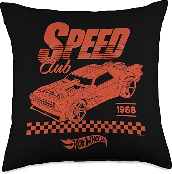 Hot Wheels - Speed Club Throw Pillow