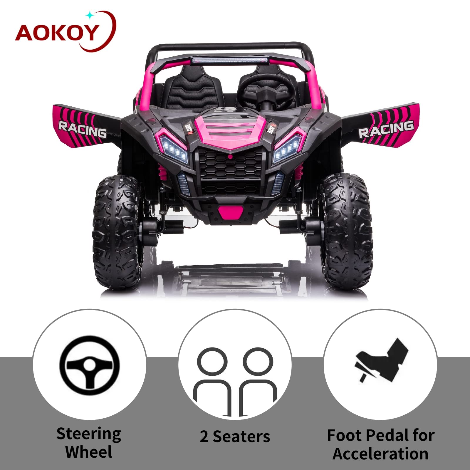 AOKOY 24V XXL Ride On Toys pa...B09YGLL666