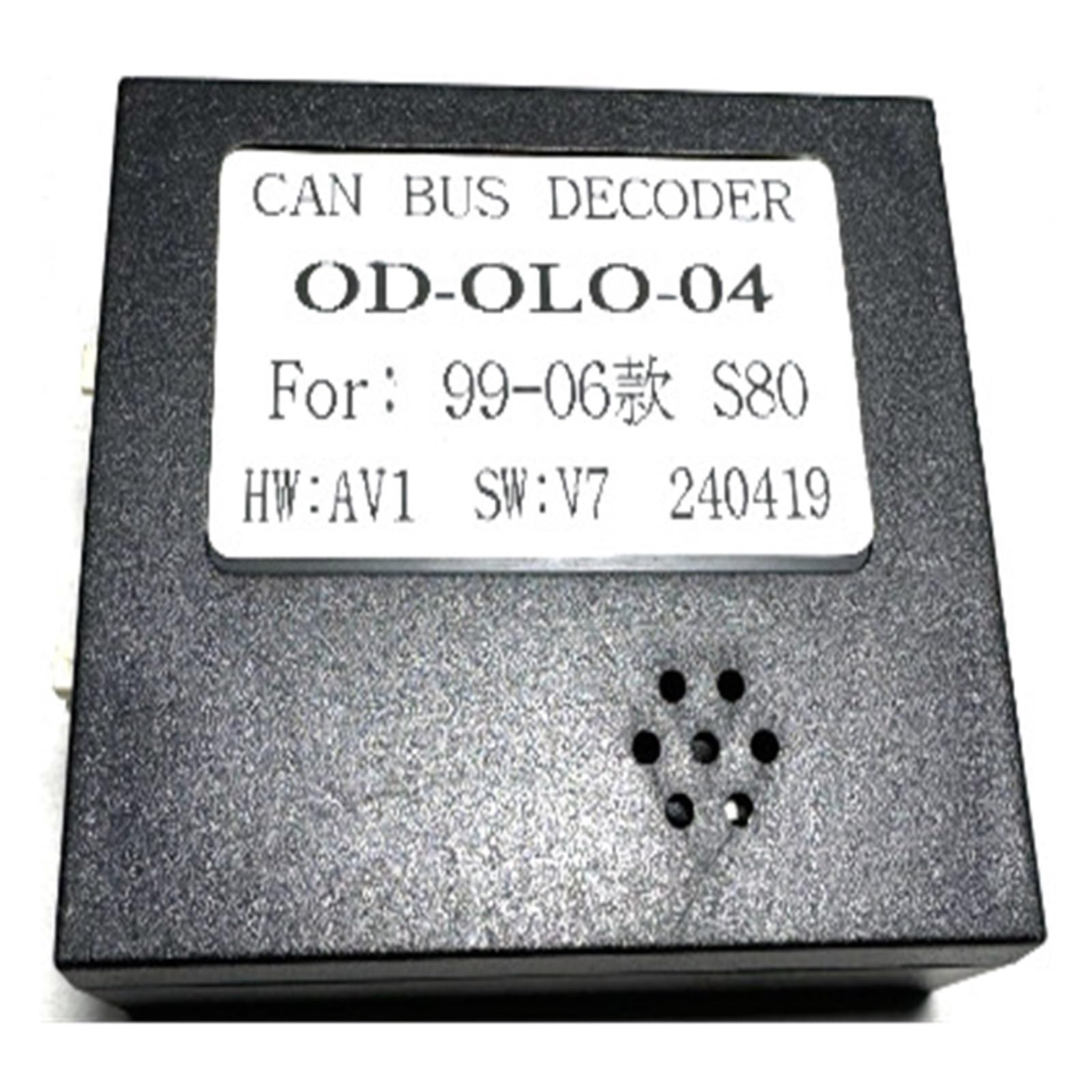Arnés de cableado de 16 pines para coche, decodificador de caja CANbus compatible con Volvo S80, XC70, V70 y S60 (1999-2006)(Only Canbus)