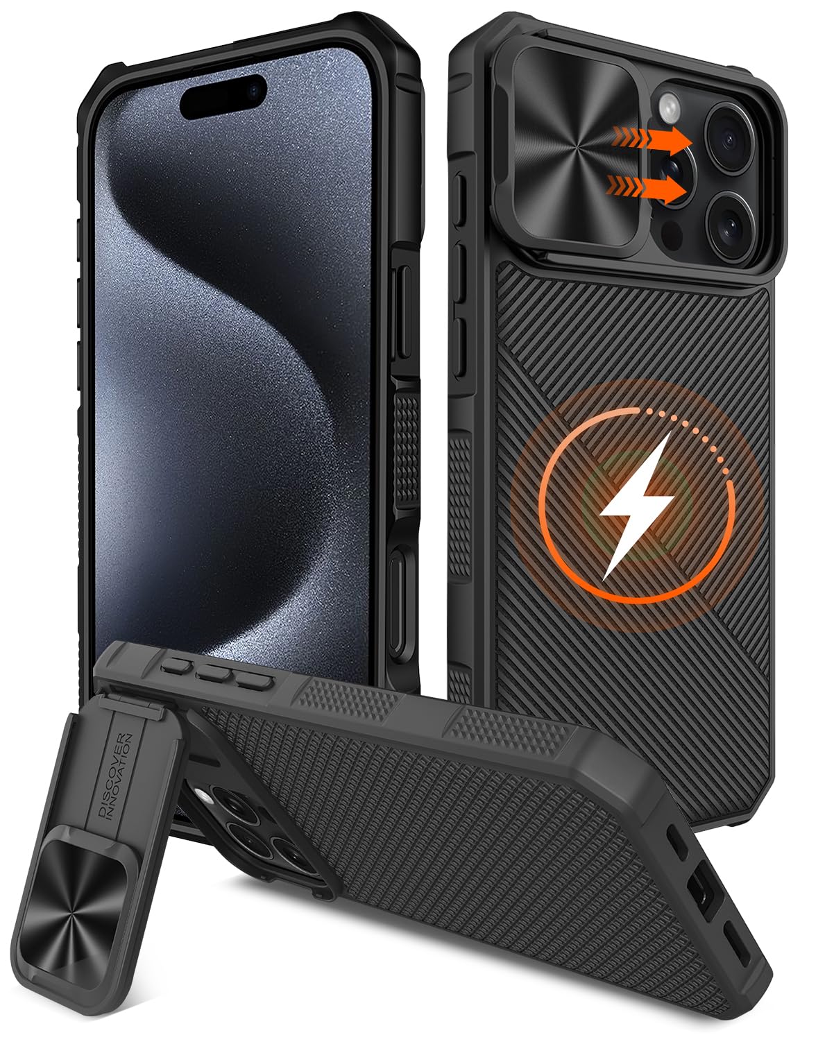 Case iphone 16 Pro Max Antichoc pour Éviter les Rayures de l'Objectif - 8