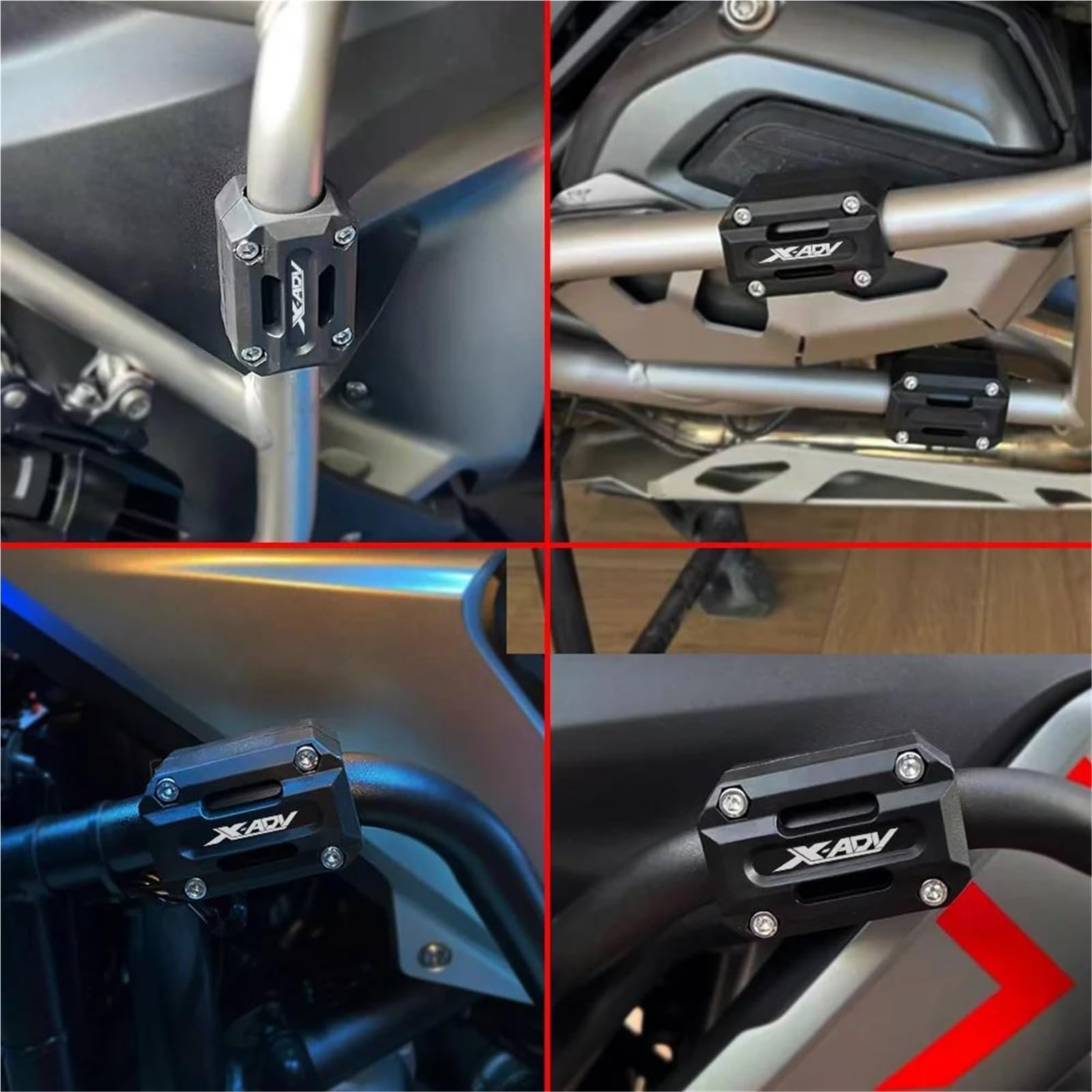 Accessoires pour motos Pour H-onda Xadv 750 (2025) Accessoires Moto : Pare-chocs Moteur Avec Protection(4PCS)