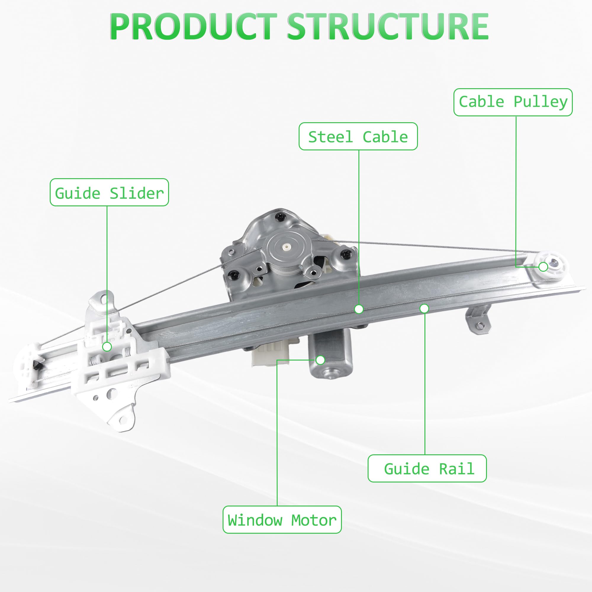 Amazon.com: Predep Front Left Driver Side Power Window Regulator