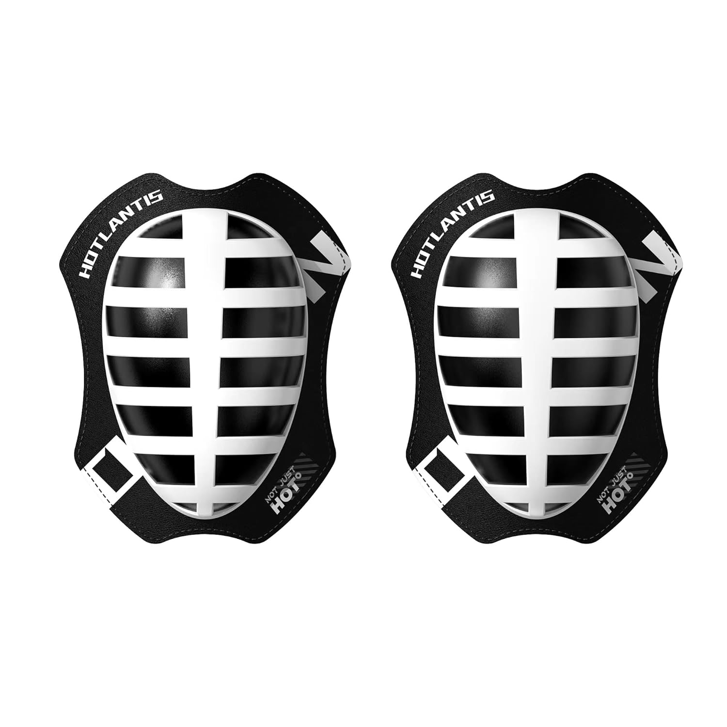 Universal Motorcycle Knee Sliders Rain Knee Sliders Knee Pads Knee Pucks in Kendo Style for Racing or Training on Trackdays or Outdoor Motorbike Riding.