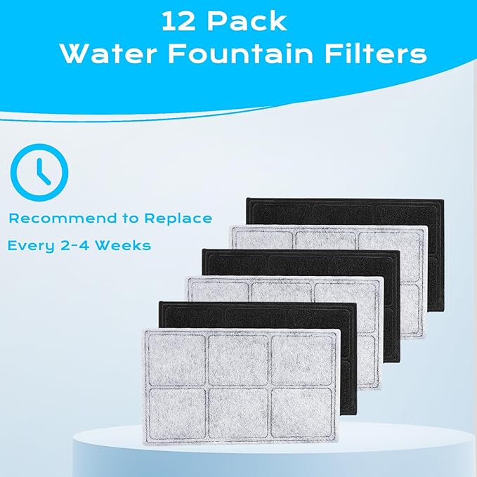 Filtros para Fuente de Agua de Gato, 12 Unidades miniatura 6
