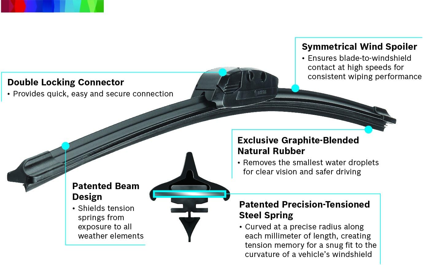 BOSCH 4826 Evolution Beam Wiper Blade; 26" - Single (Pack of 3)