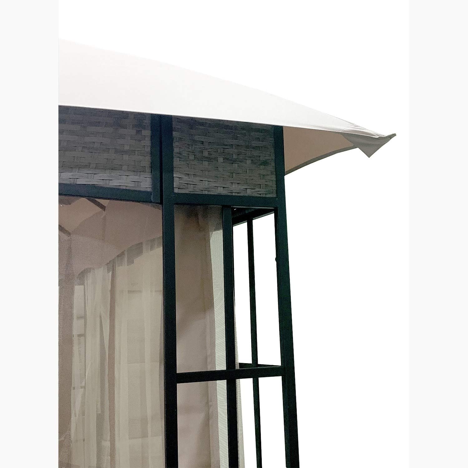 Garden Winds Replacement Canopy Top Cover for Lakewood Gazebo - RipLock 350