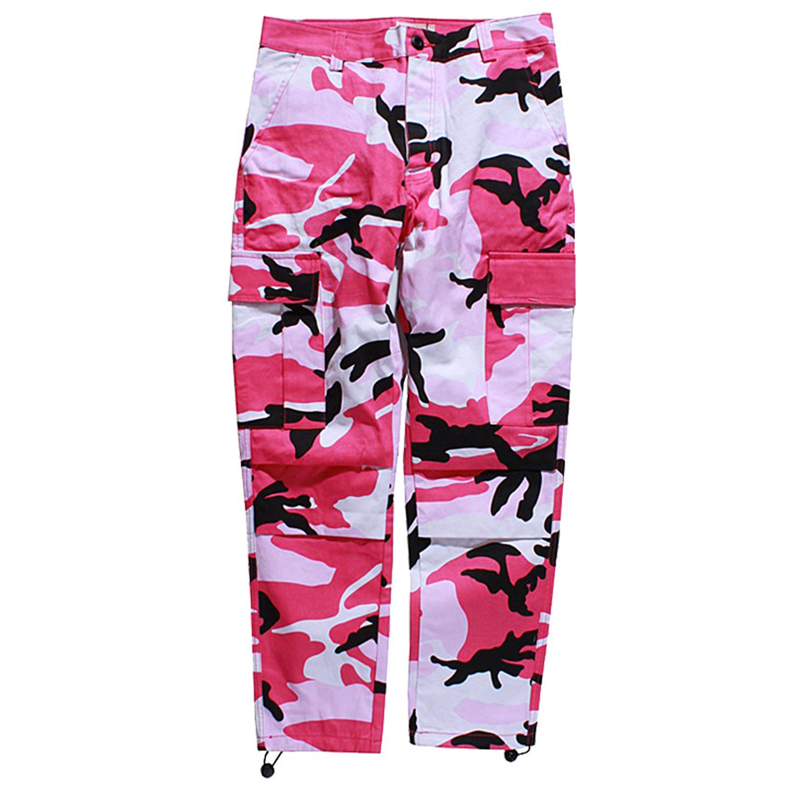 ARbuliry Mens Work Trousers Casual Pants,Camouflage Belt Military Trousers Multiple Pockets Straight Pants for Outdoor Camping Climbing