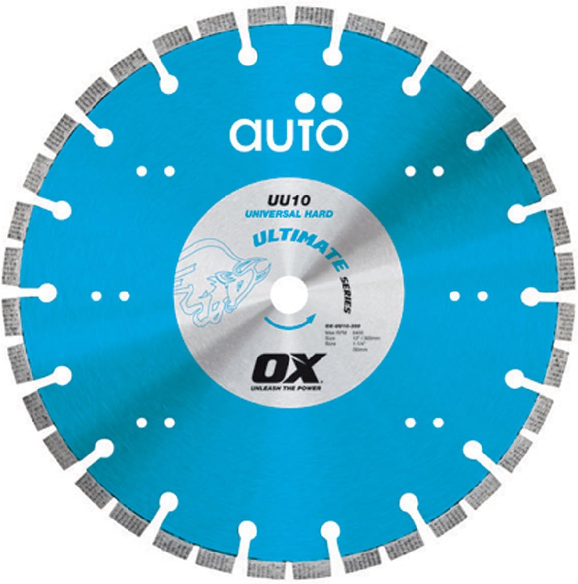 OX Tools OX-UU10-14 Ultimate Universal/Hard 14" Diamond Blade, 1" - 20 mm Bore