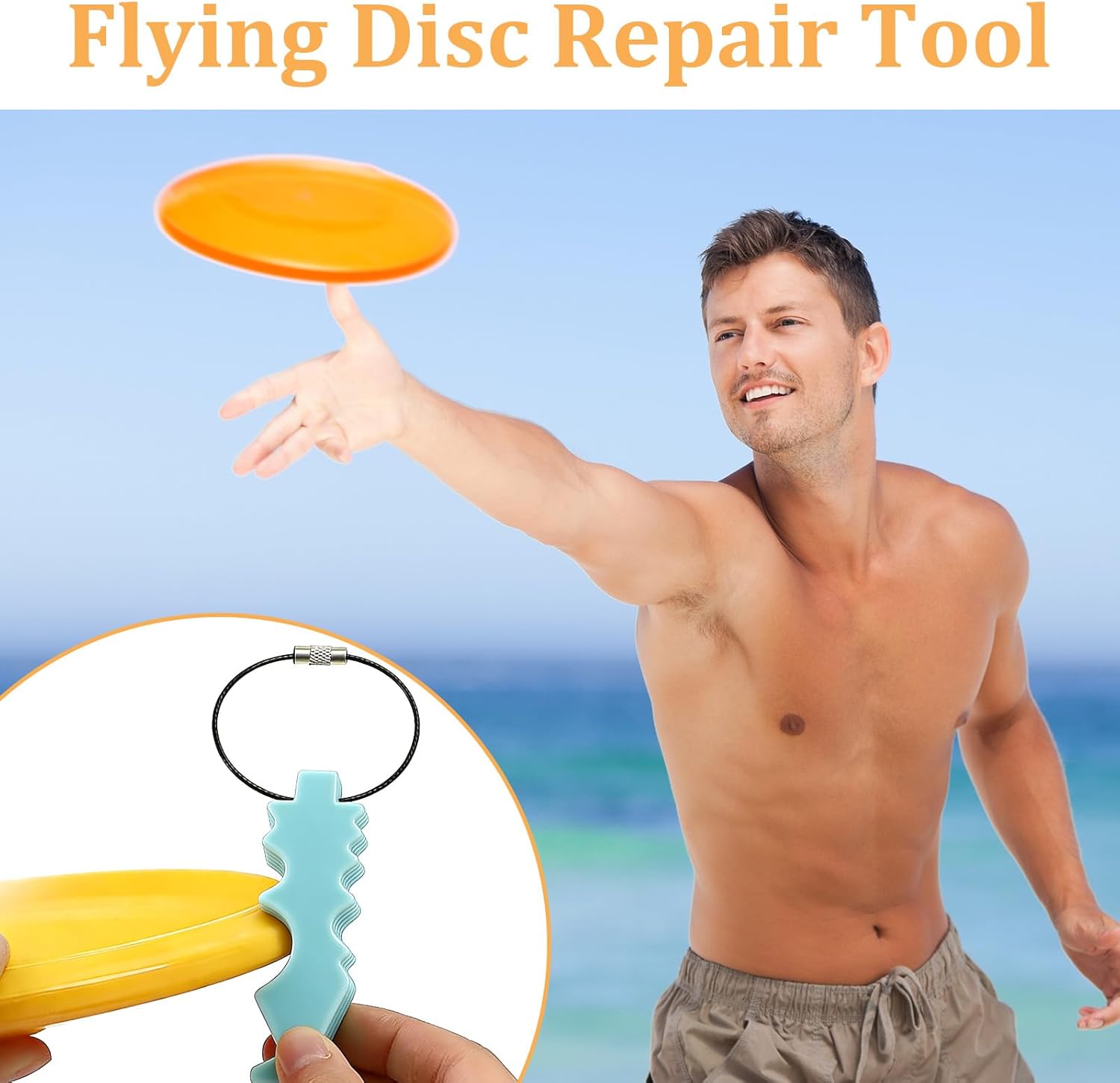 Flying Disc Maintenance Repair Tool for Disc Golf Disc Golf Edge Maintenance Accessories for Outdoor Sports Training Competitions Scratch Stains Repair Polishing Accessory - Image 7