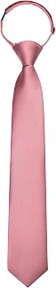 GUSLESON Pre-Tied Tie for Boys Solid Color Kids Adjustable Necktie for Age 8-12 Wedding School Graduation