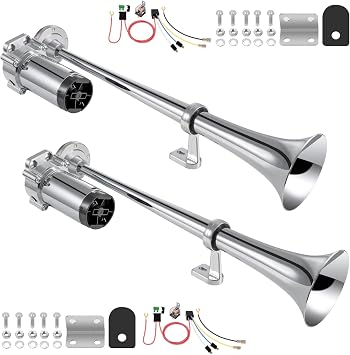 Air Horn for Truck 12V 150dB Loud Train Horn For Car Truck 2 Pack