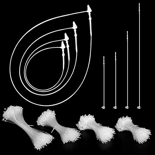 SBYURE 2000 unidades de plástico para colgar etiquetas, pasador de seguridad para tiendas minoristas, tamaños mixtos (3.5 pulgadas, 4 pulgadas, 5