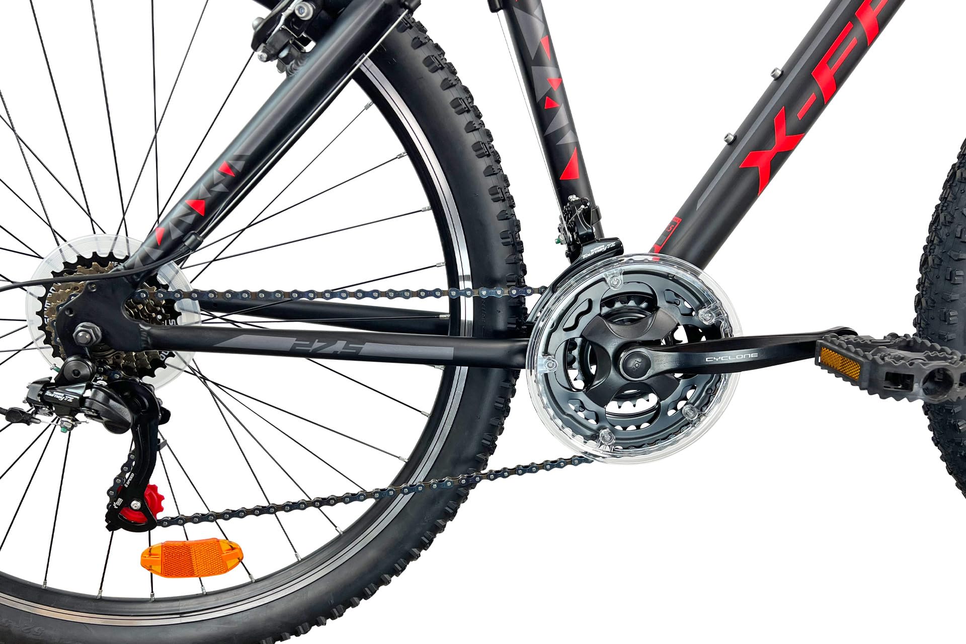 Flash, MTB 27.5" Uomo, Nero/Rosso