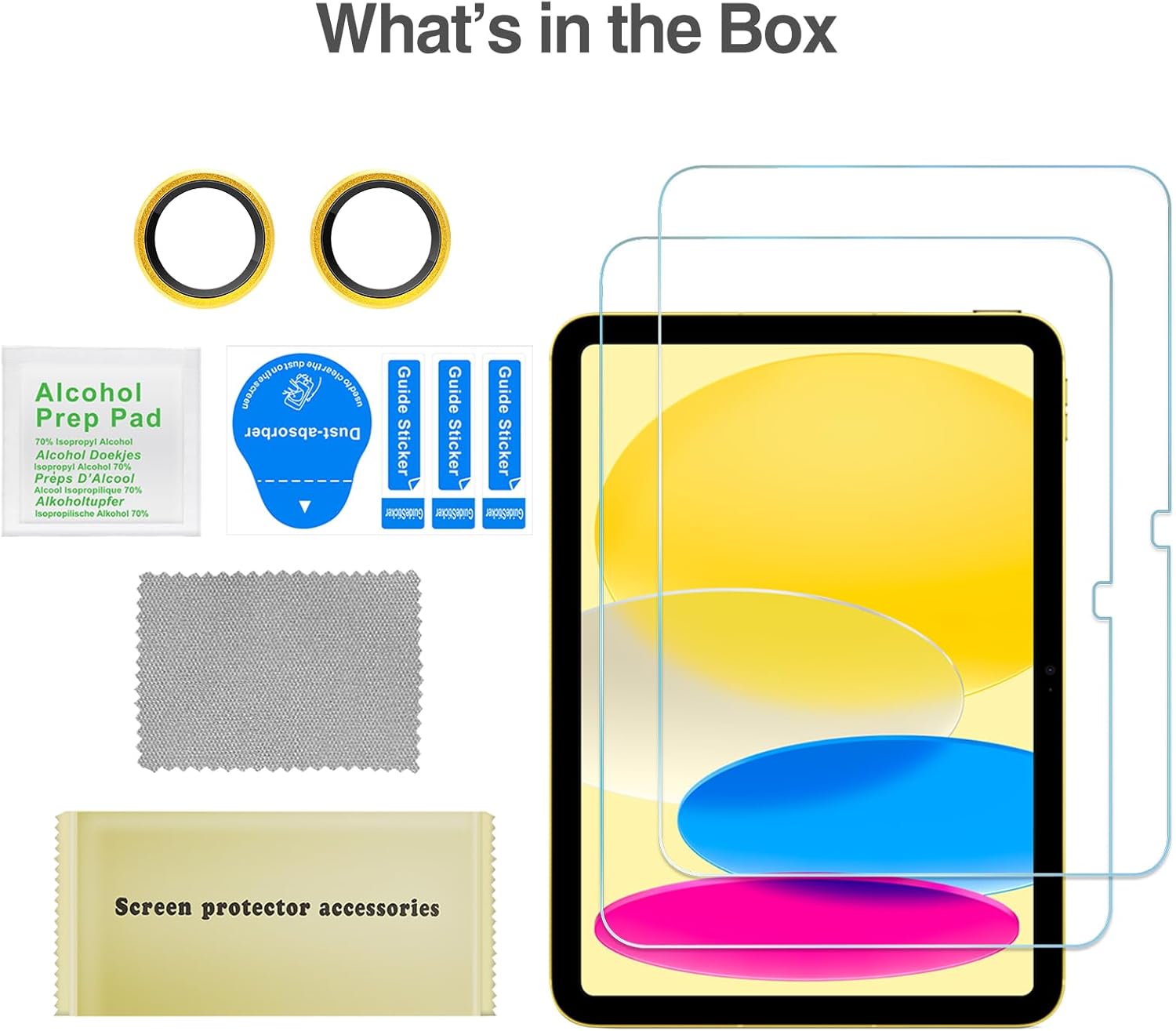 Screen Protector for iPad A16 2025 11th/10th 2022 nerat, 2