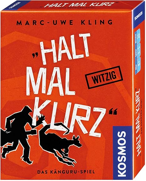 Kosmos 740382 Halt Mal Kurz Card Game By Marc Uwe Kling Amazon De Toys Games