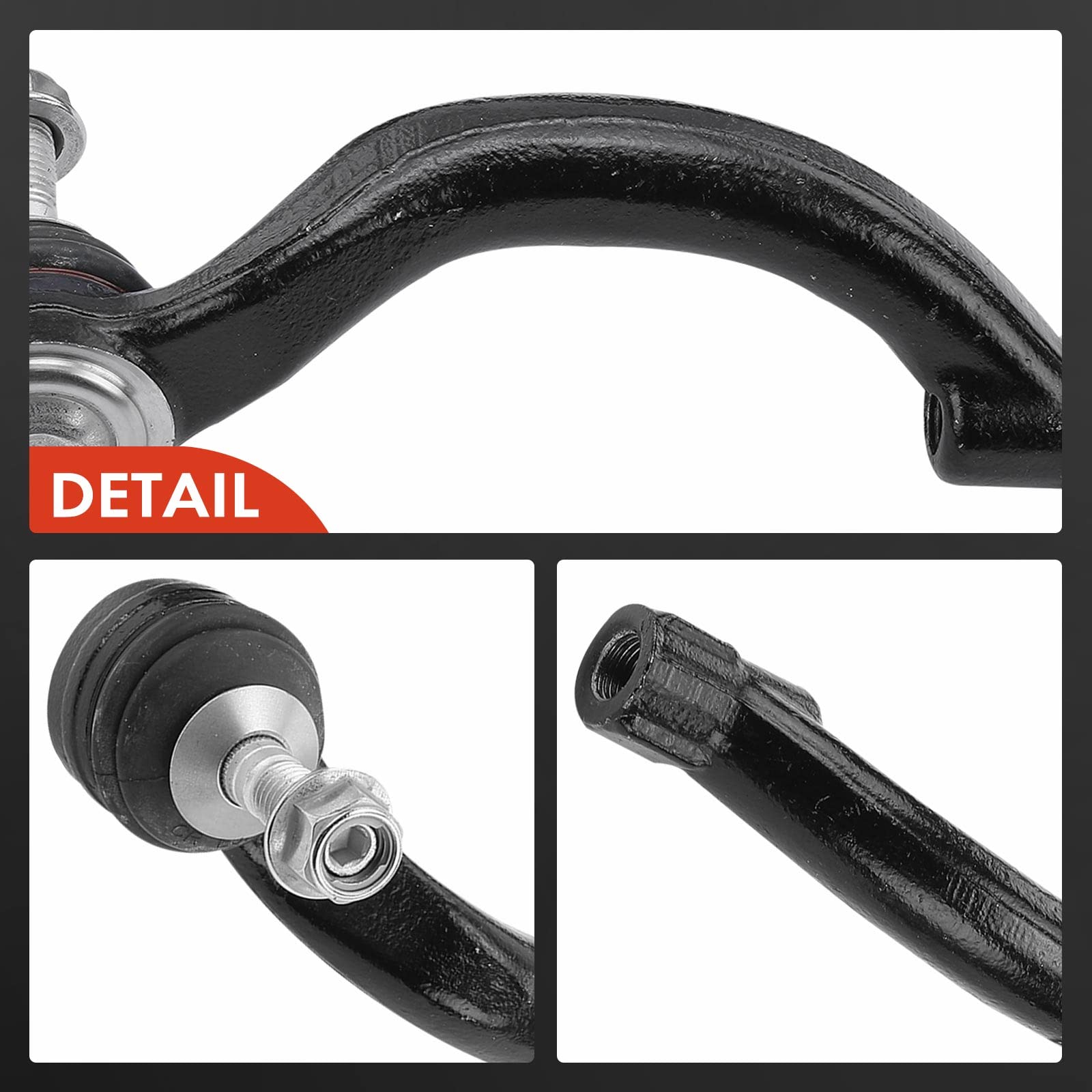 Frankberg 2x Rotule Direction Essieu Avant Compatible avec S-Type X200 2.5L-4.2L 1999-2008 XJ X350 X358 2.7L 3.0L 2003-2009 XK Cabriolet QQ6 3.6L 2007-2014 XK Cabriolet J43 Remplacer# 2W933290CA