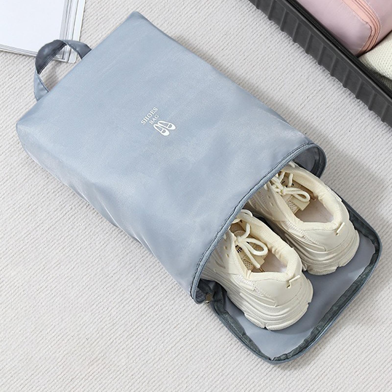 Bolsas para Zapatos De Viaje | Organizador Portátil para Calzado | Funda De Tela Oxford con Gran Capacidad para Viajes, Gimnasio, Deporte Y Lavandería