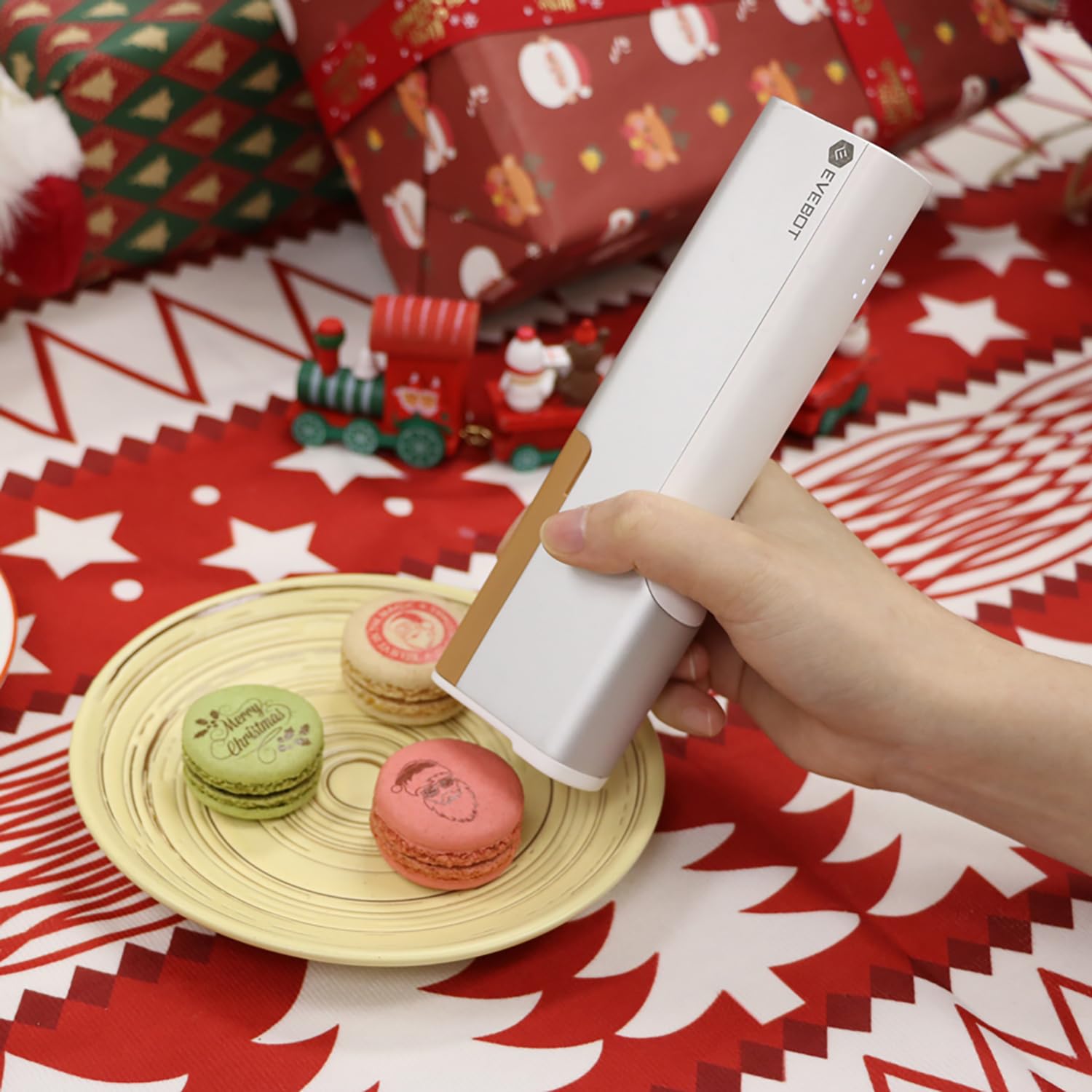 ３個）世界初EVEBOT Printpen万能印刷ハンディプリンター食用インク Amazon.co.jp: EVEBOT フードプリンター ハンドヘルドプリント