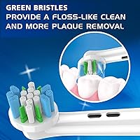 Vista 2 de Cabezales de repuesto para cepillos de dientes eléctricos Oral B Braun, 8 piezas, repuesto para vitalidad, para Triumph Professional Care, para Pro