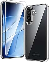 FNTCASE Capa para Samsung Galaxy A56-5G: Capa para celular Galaxy A36 5G de grau militar, proteção contra quedas, antiamarelamento, capa protetora transparente à prova de choque (transparente)