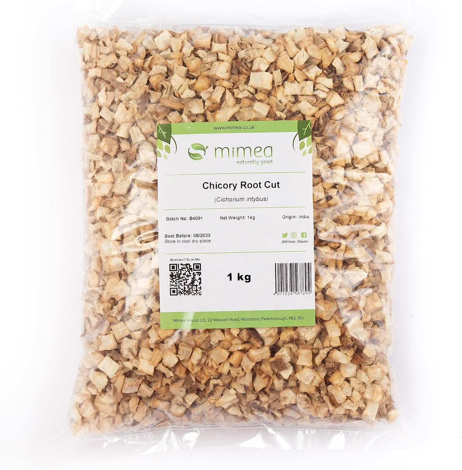 Mimea Chicory Root Cut | 1kg | Quality Ingredients | Coffee Substitute | Health Supplement | Natural Sweetener