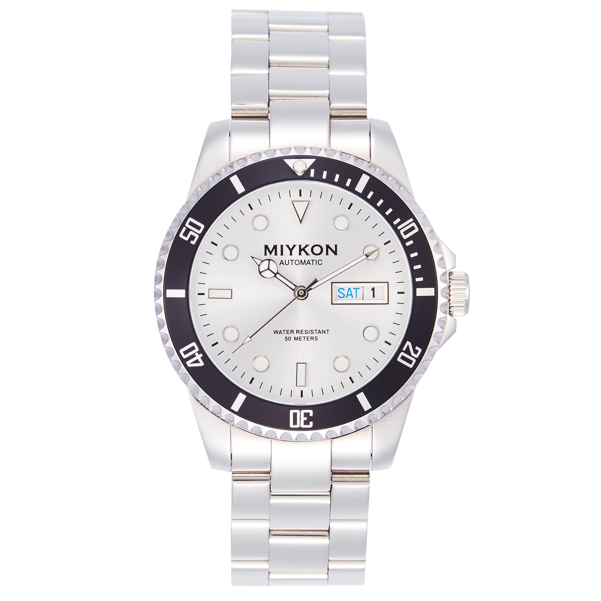 Men's Automatic Dive Watch, Rotating Bezel, Skeleton Caseback