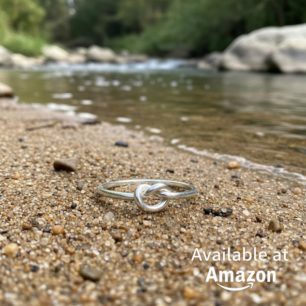 Sterling Silver Knot Ring for Women, Girls - Image 7