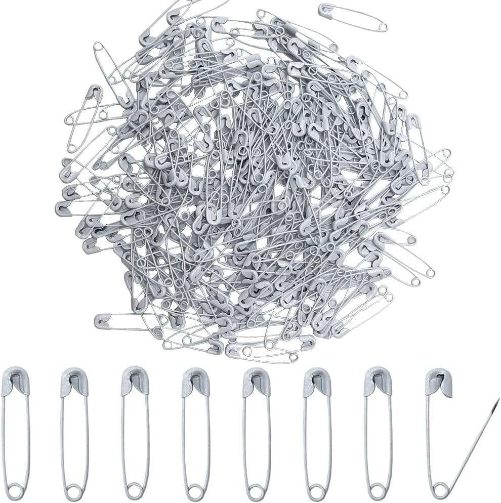 Ruidee 200 Pcs Safety Pins Colored Safety Pins Sewing Pins