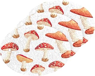 Mushroom Kitchen Scrub Sponges, Pop-up Kitchen Cleaning Sponges Reusable Dish Washing Sponges for Bathroom Household Cleaning 3 Pack - Non Scratch Scrubber