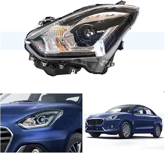 Front Light Assembly Assy For Suzuki DZIRE 2022-2025 High Configuration Headlamp Head Lamp Light 35121M55RB1/35121M55RB0 Car Headlight Assemblies(Left side)