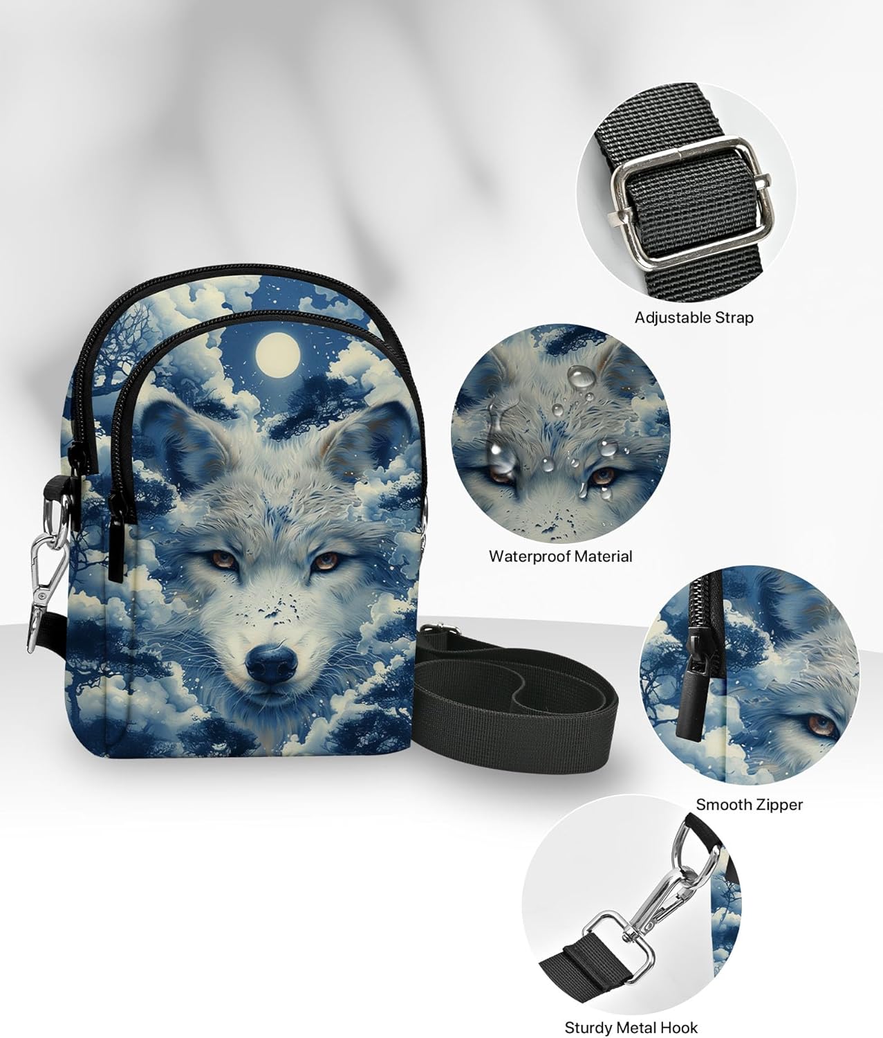 Small Crossbody Bags for Women Casual Cell Phone Purse Lightweight Crossbody Purses Fashion with Adjustable Strap - Image 5