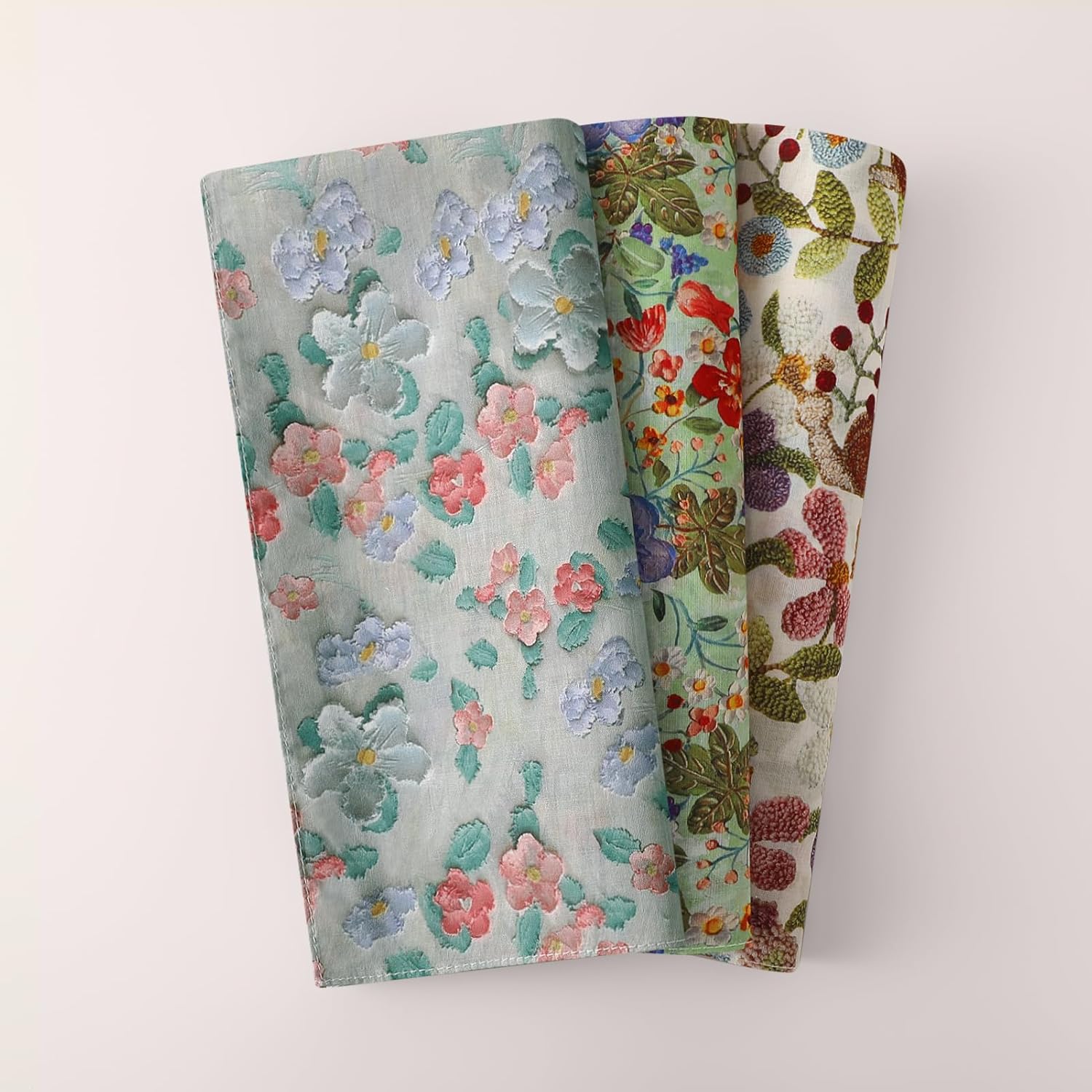 DoreenBeads Bandanas Cotton Head Kerchiefs for Women Multi Purpose Printed Hair Scarfs Headbands Large Handkerchiefs 20" - Image 8