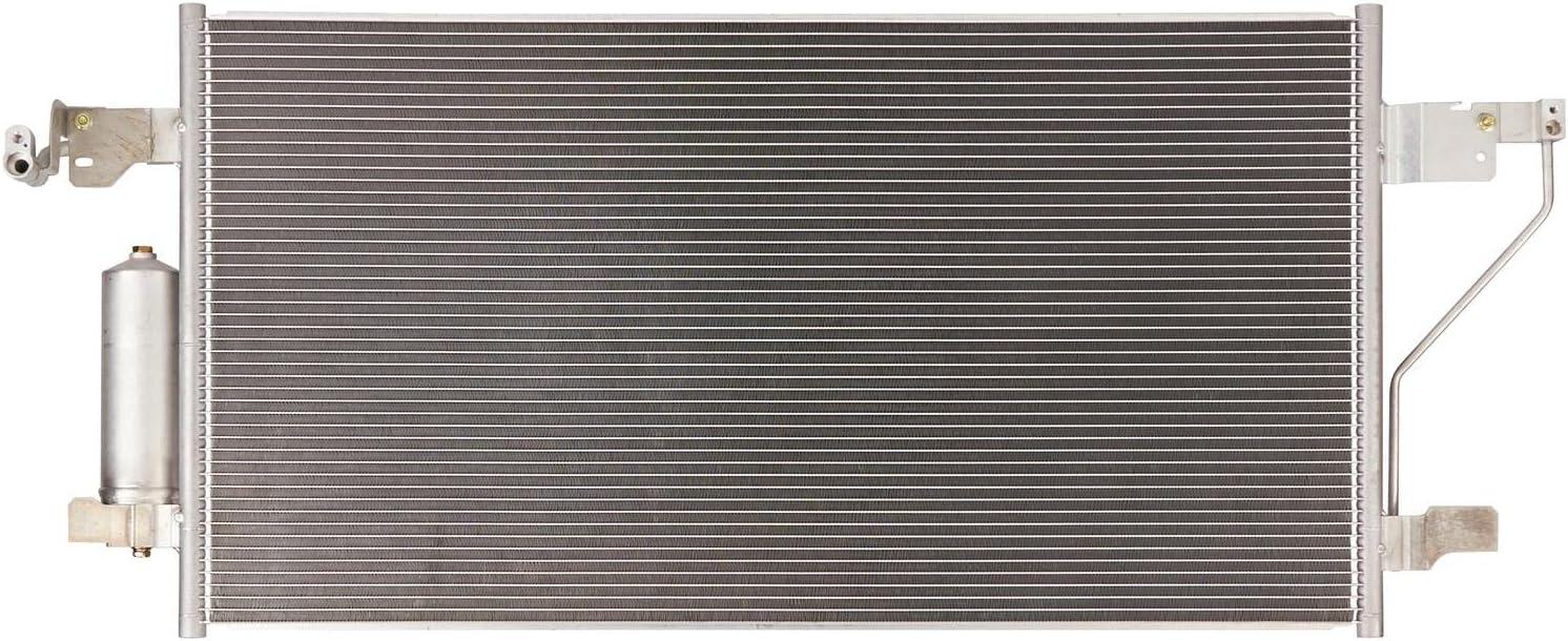 A/C AC Condenser Compatible With 16-19 Nissan Fits Titan XD 5.6L