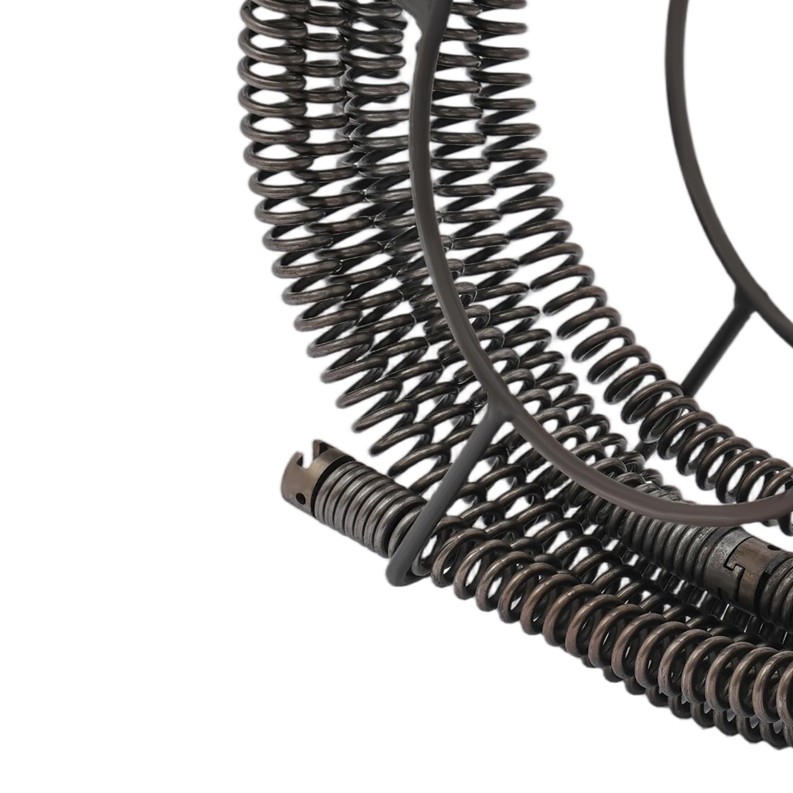 Juego de espirales para limpieza de tuberías, 7 m, 22 mm, eje de limpieza de tuberías, 65 acero al manganeso, galvanizado en caliente, flexibles, curvas, cocina, baño, inodoro, desatascador de