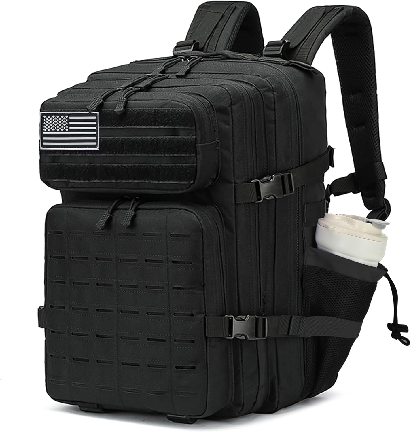 Tactical 3-Day Assault Backpack 45L/25L Molle for Hiking & Travel