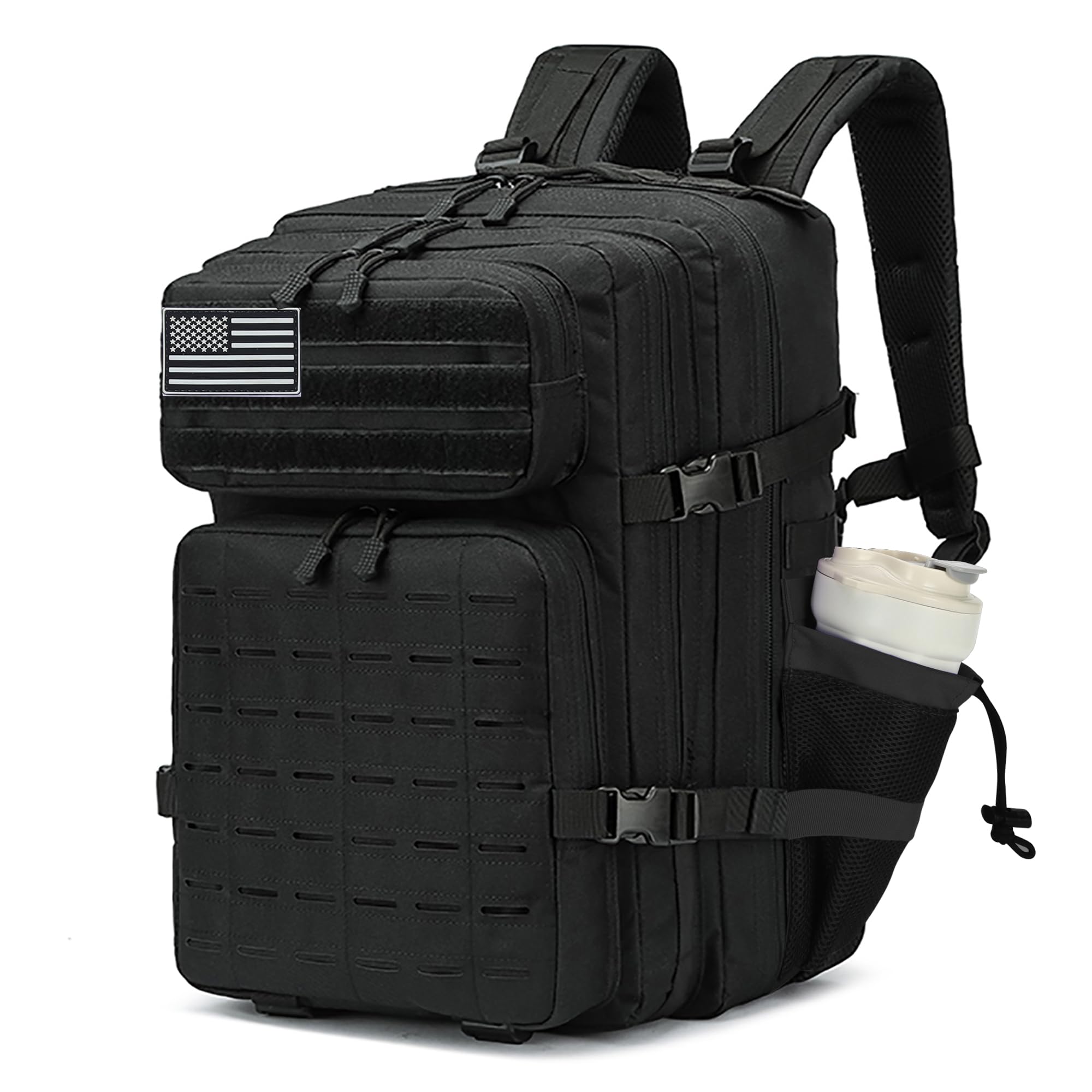 Military Tactical Backpack 45L/25L 3 Day Assault Pack Molle Daypack Hiking Backpack for Men and Women-picture-13