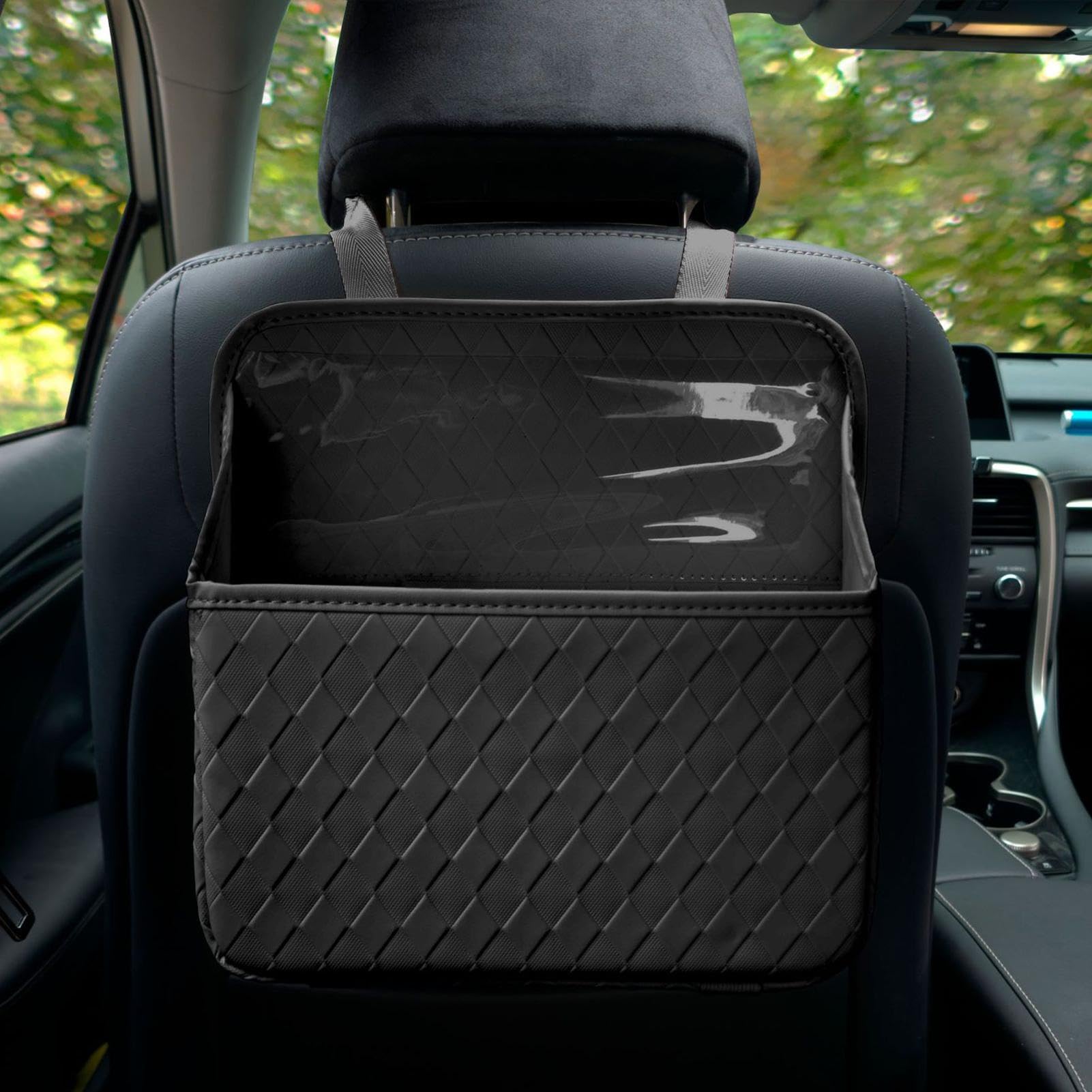 CAUTIOUS New Car Rear Seat hoofdsteun multifunctionele organizer tissue-box auto achterbank organizer autoorganizer auto reisaccessoires met bekerhouder haak