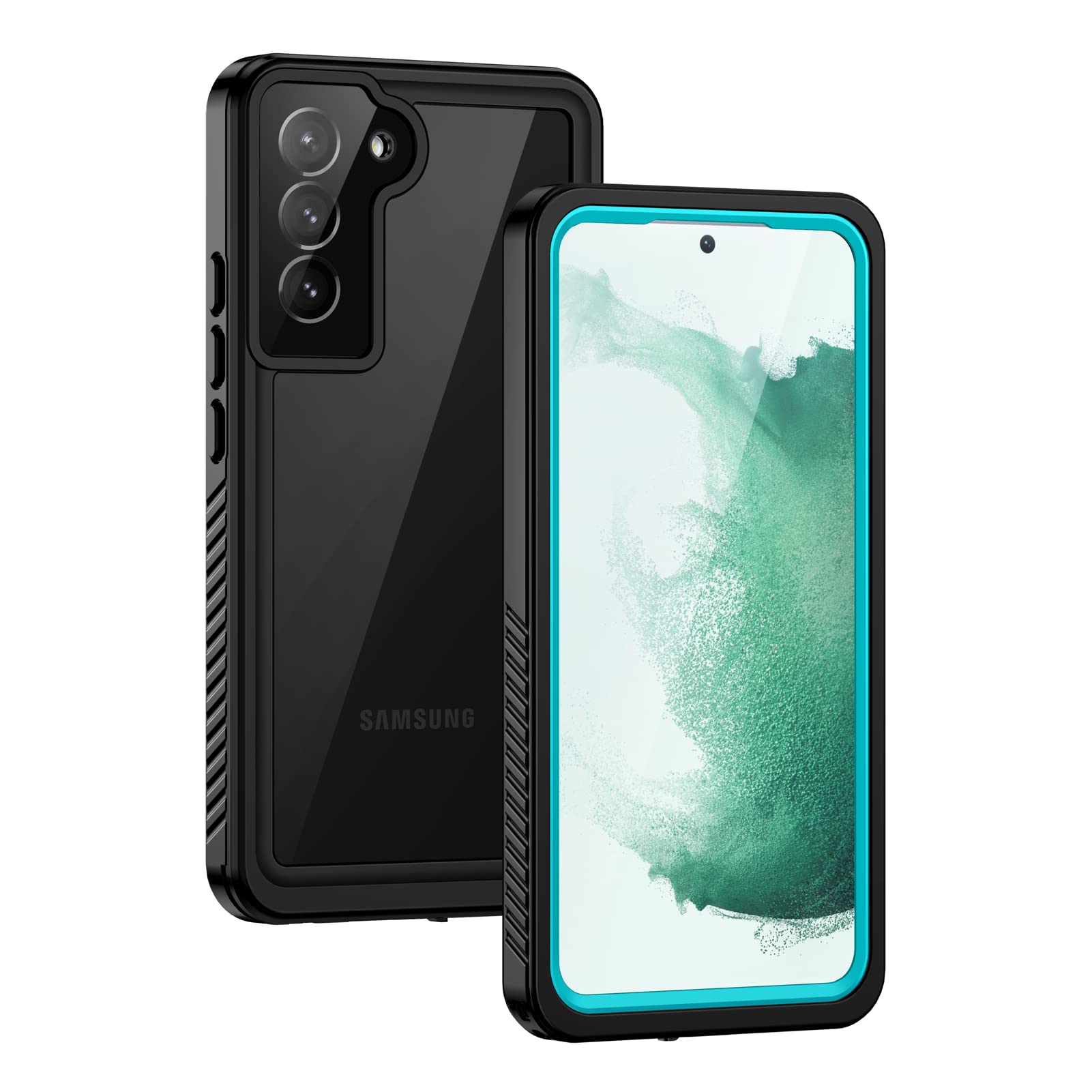 Lanhiem for Samsung Galaxy S22+ Plus Case, IP68 Waterproof Dustproof Case with Built-in Screen Protector, Heavy Duty Full Body Protective Phone Case